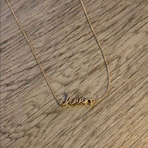 Kate spade cheers necklace